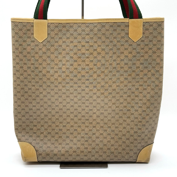 Vintage Gucci Sherry Line Micro Gg Tote #158938G12B - Picture 4 of 15